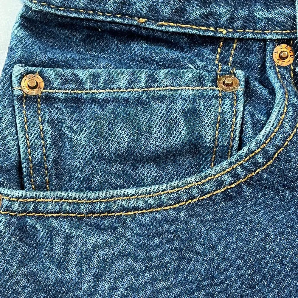 Levis 505 Jeans‎ Mens 30x30 (tagged 31x32) Regular Fit Straight Leg Dark Wash